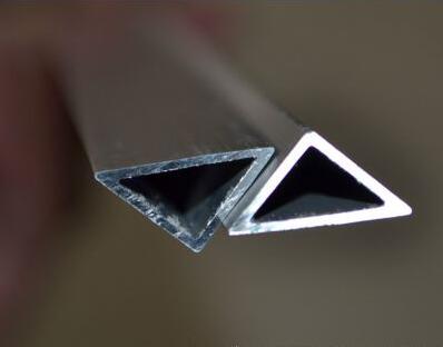 Triangular extruded aluminum tube